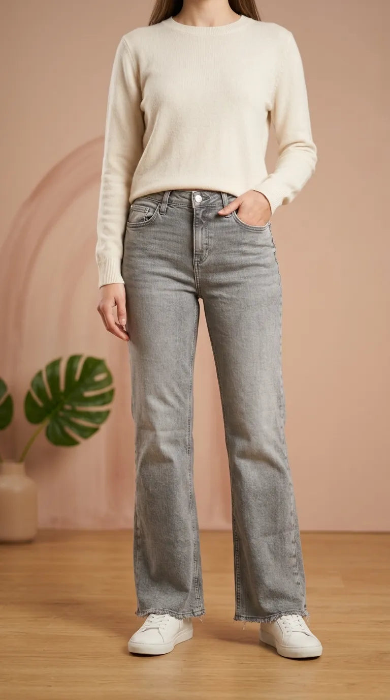 Grey Denim Pant PP616607