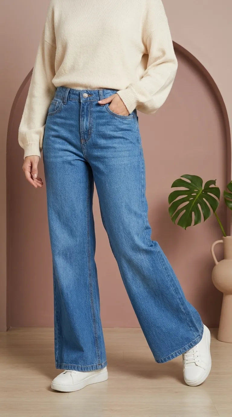 Sky Blue Denim Pant PP618590