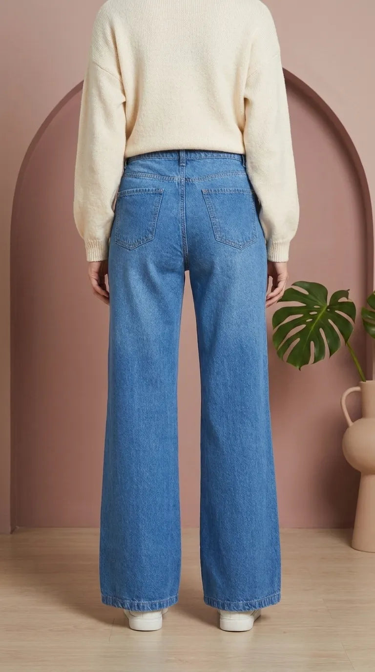 Sky Blue Denim Pant PP618590