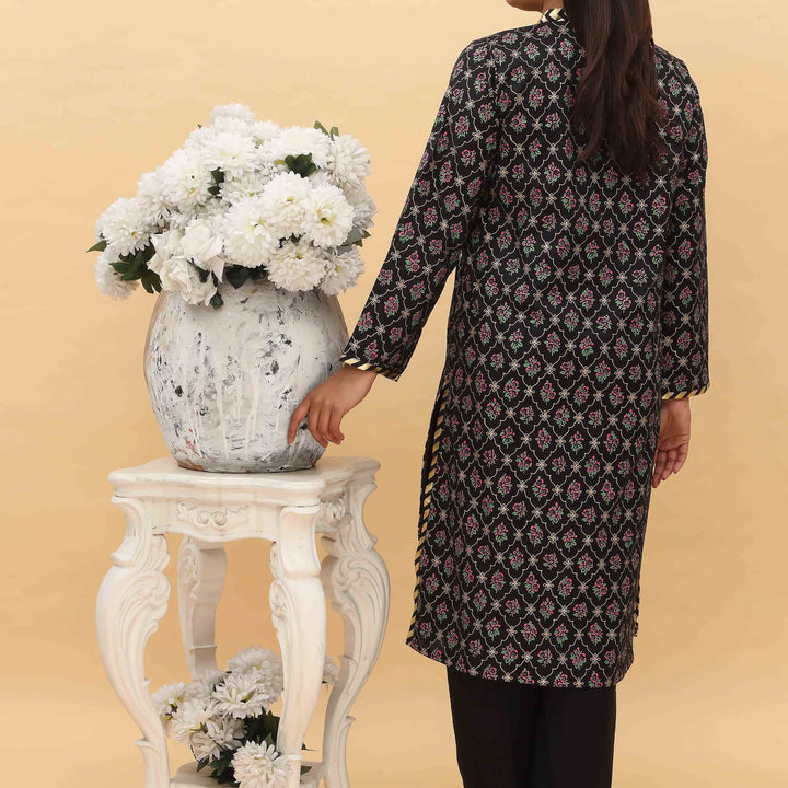 Black Printed Shirt PS5052