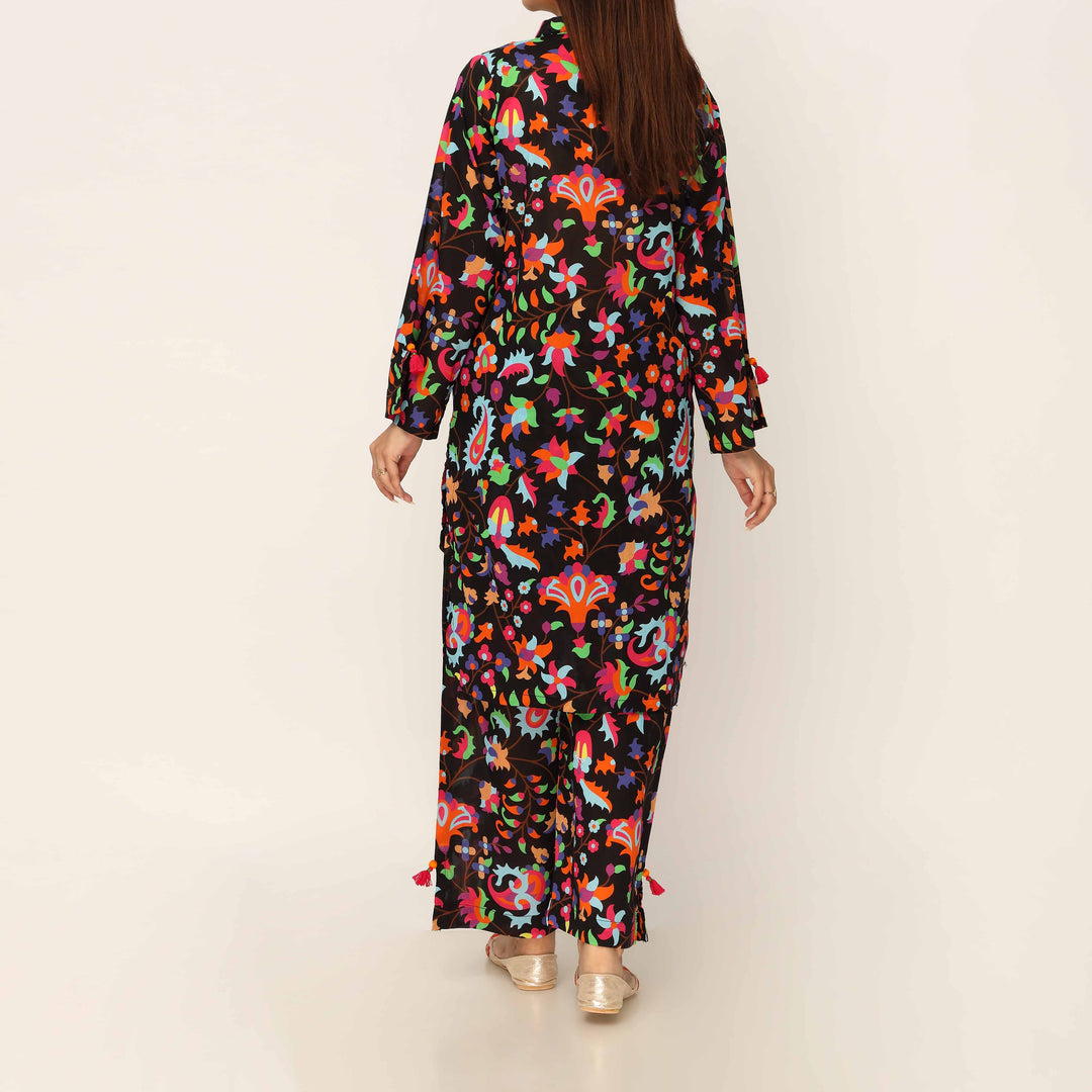 2PC- Digital Printed Cambric Co-ord Set PS5164