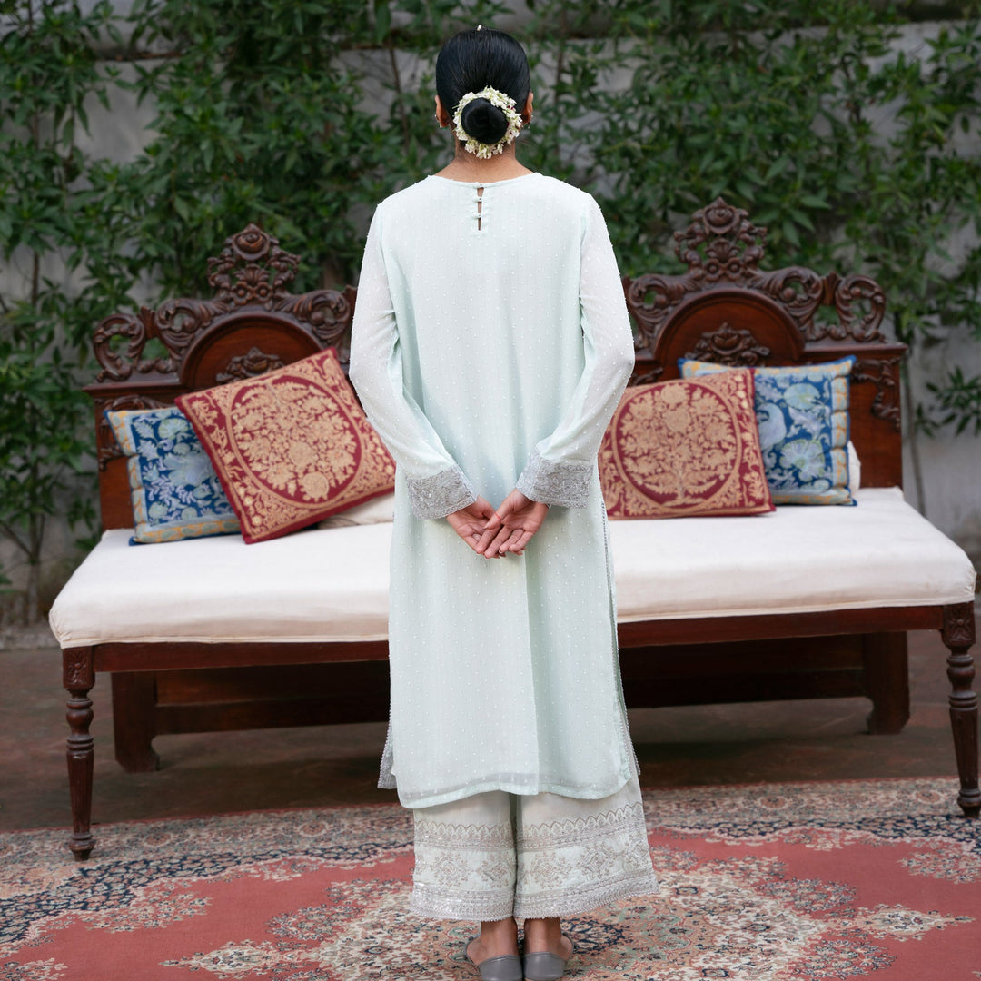 2PC- Chiffon Zari Suit PS5185