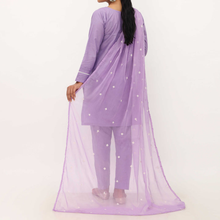 3PC- Embroidered Cambric Suit PS5261