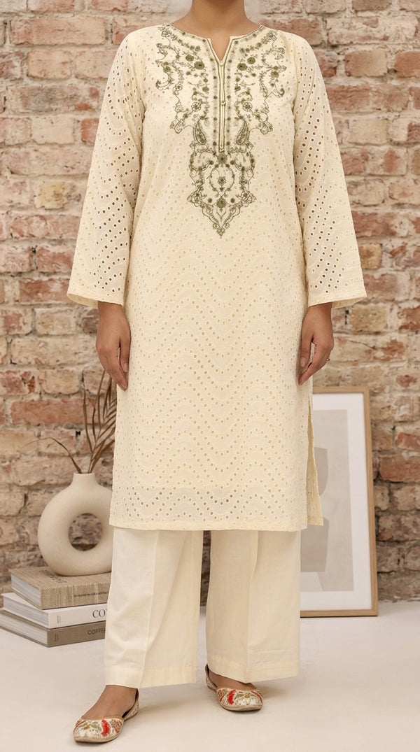 2PC- Chikankari Schifili Suit PS5292