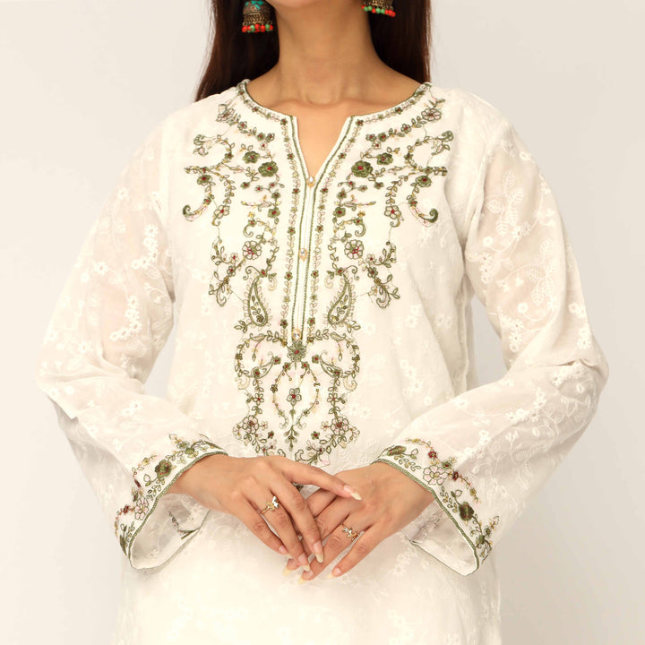 2PC- Chikan Kari Lawn Suit PS5293