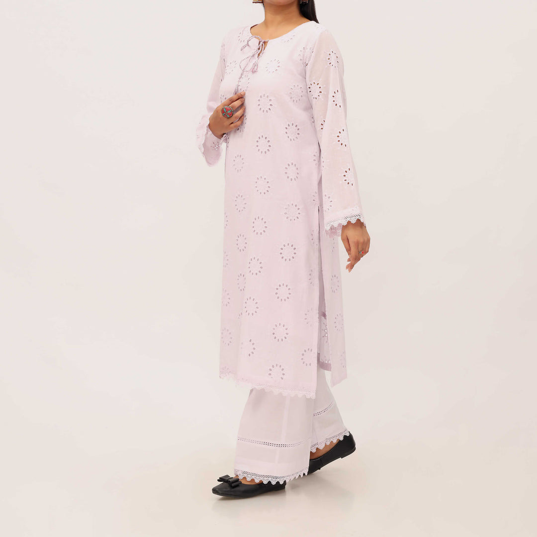 2PC- Chikan Schiffli Lawn Suit PS5304
