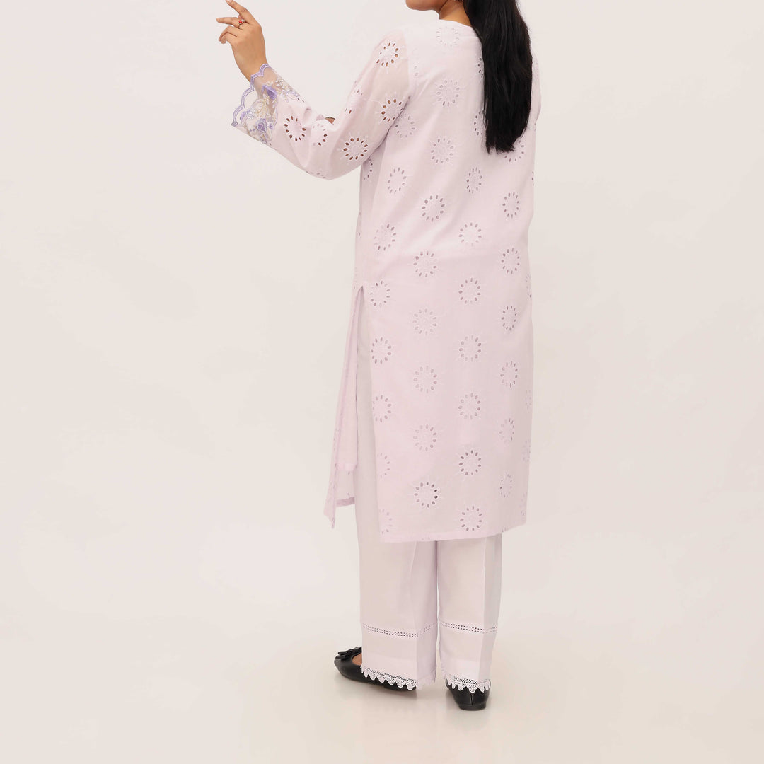 1PC- Chikan Schiffli Lawn Shirt PS5315