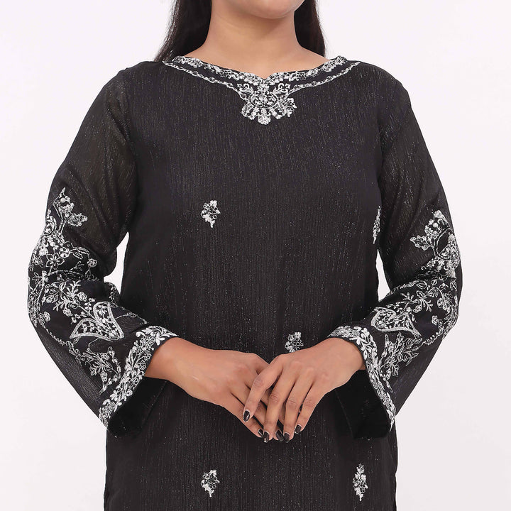 2PC- Embroidered Chiffon Zari Suit PS5336