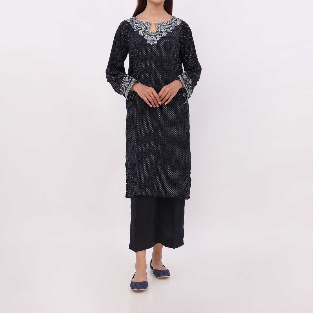 2PC- Printed Grip Silk Suit PS5338