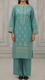 2PC- Gold Printed Cotton Cambric Suit PS5356