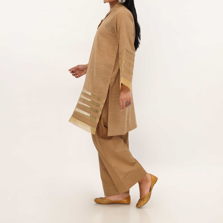 2PC- Slub Lawn Suit PS5361