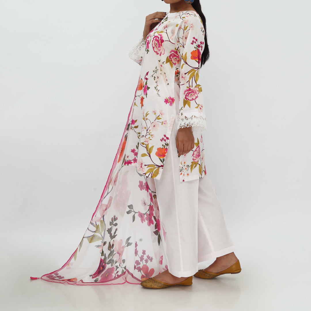 3PC- Digital Printed Lawn Suit PS5380