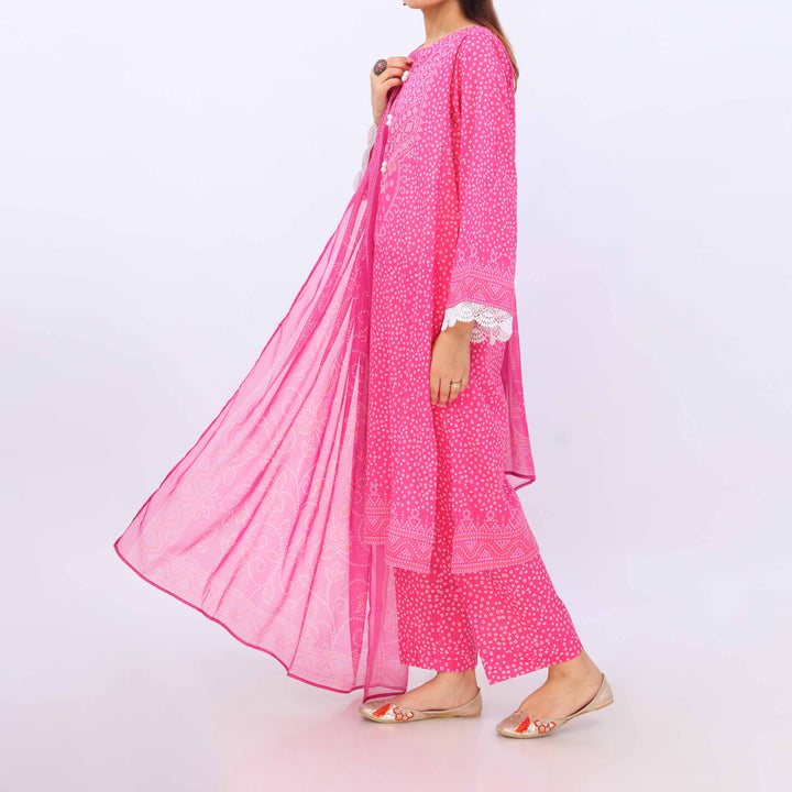 3 PC- Digital Printed Lawn Suit PS5396