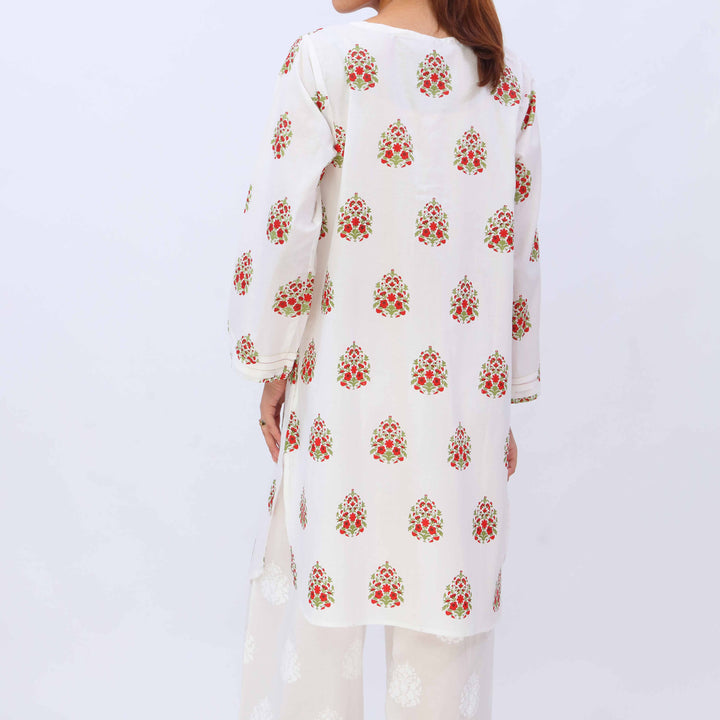 2 PC- Cotton Cambric Printed Suit PS5401