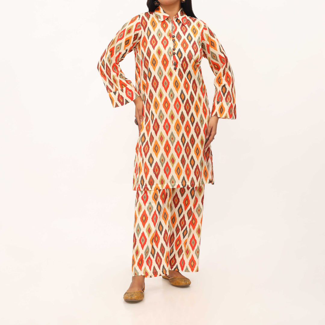 2PC- Digital Printed Lawn Suit PS5402