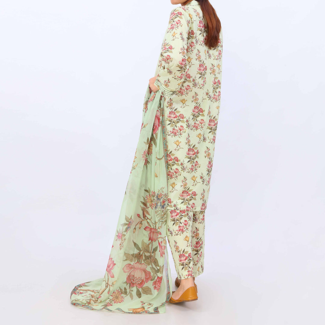 3 PC- Digital Printed Lawn Suit PS5429