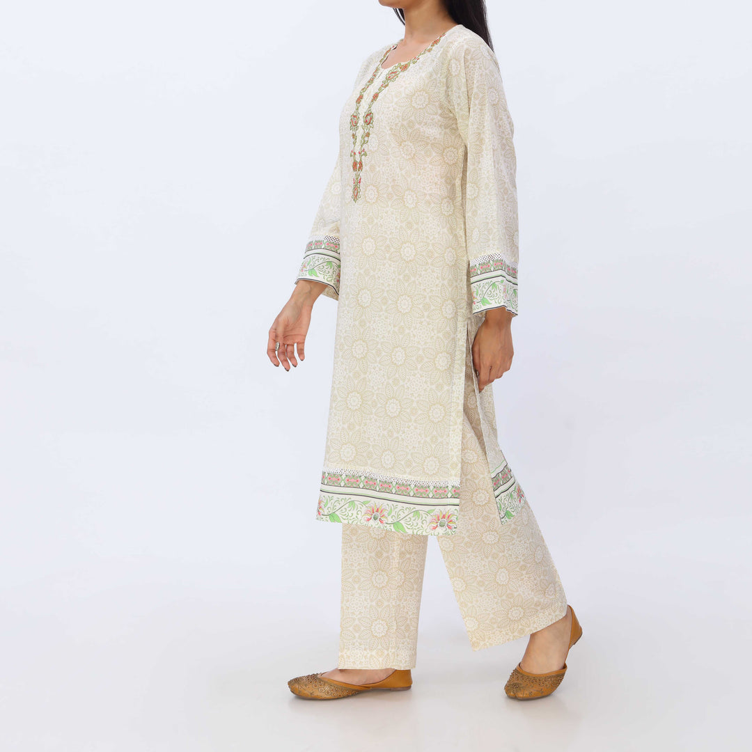 2PC- Digital Printed Lawn Suit PS5438