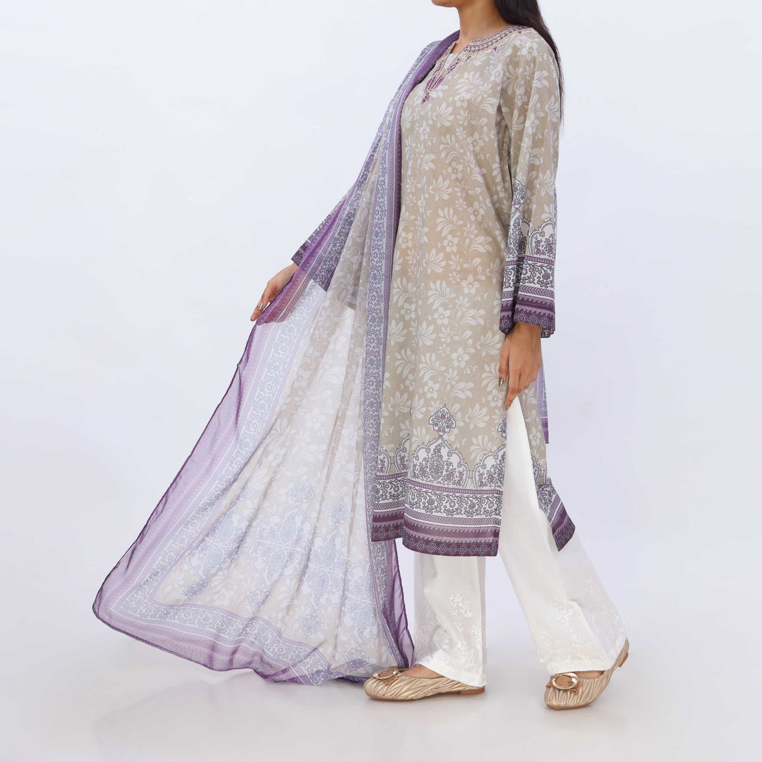 2PC- Digital Printed Lawn Suit PS5440