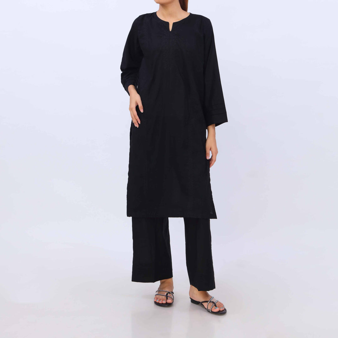 2 PC- Embroidered Cambric Suit PS5444