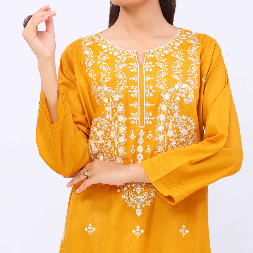 3 PC- Embroidered Cambric Suit PS5445