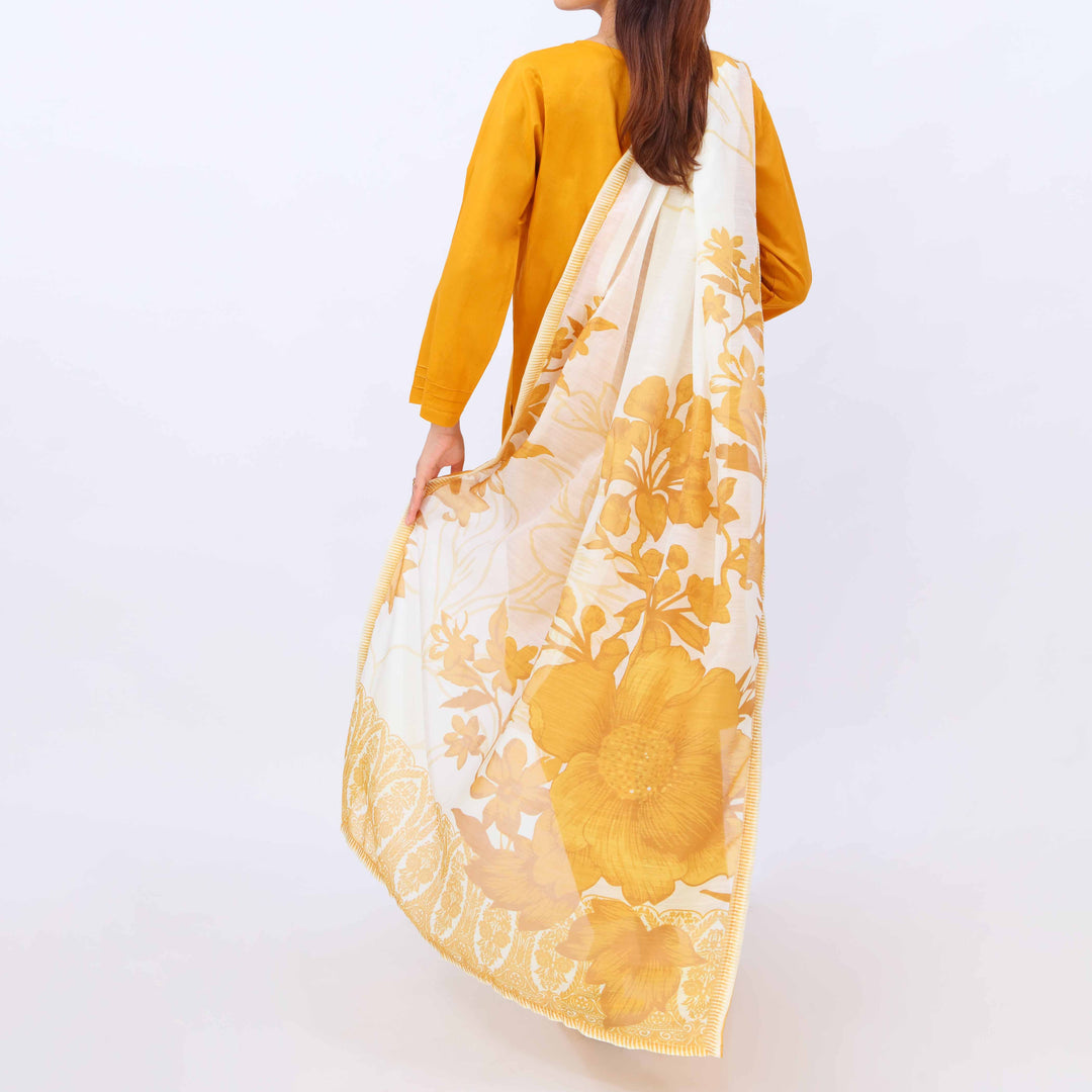 3 PC- Embroidered Cambric Suit PS5445