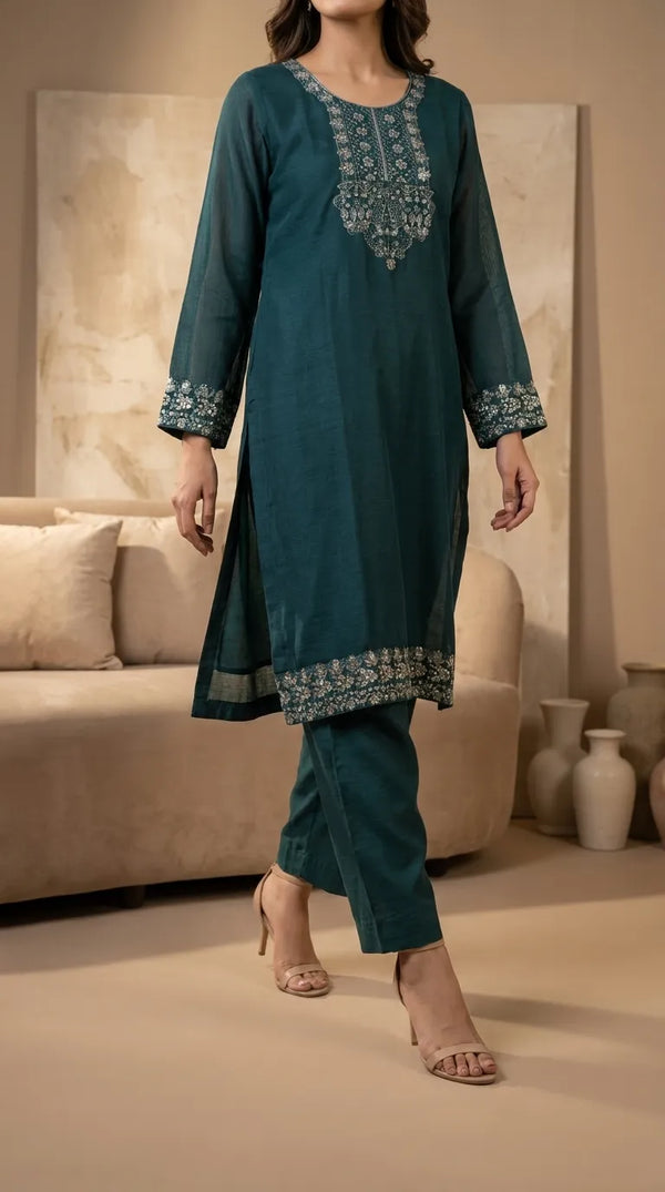 2 PC Embellished Suit PS608763
