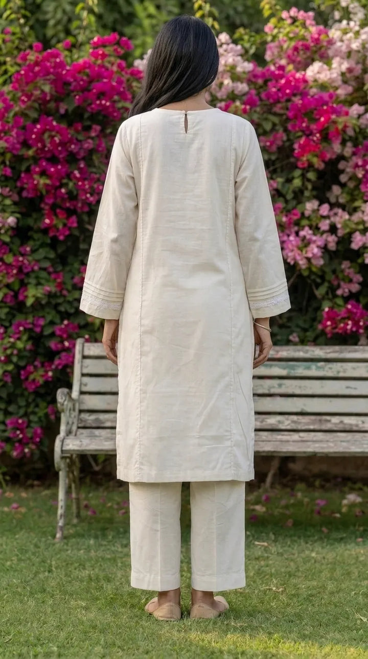 2 PC Embellished Dobby Stitched Suit PS614693
