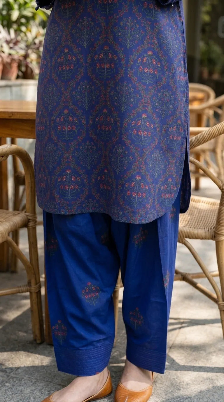 2 PC Printed Grip Silk Stitched Suit PS628412
