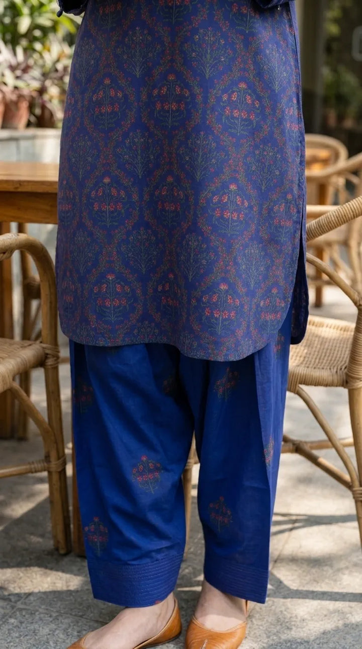 2 PC Printed Grip Silk Stitched Suit PS628412