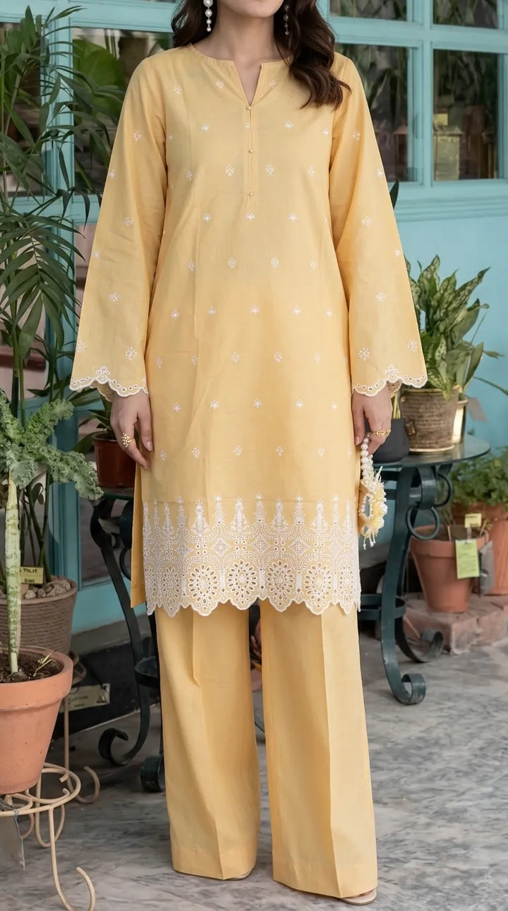 2 PC Embellished Lawn Stitched Suit PS629520
