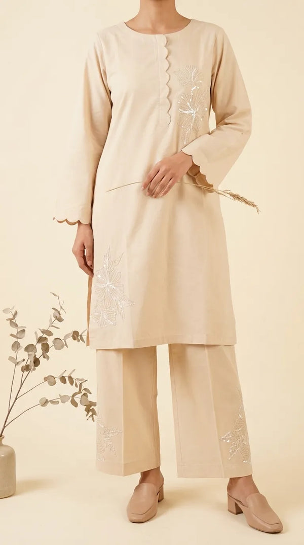 2 PC Printed Cambric Suit PS631362