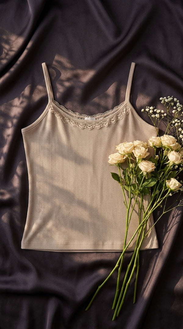 Khaki Tank Top PT6004