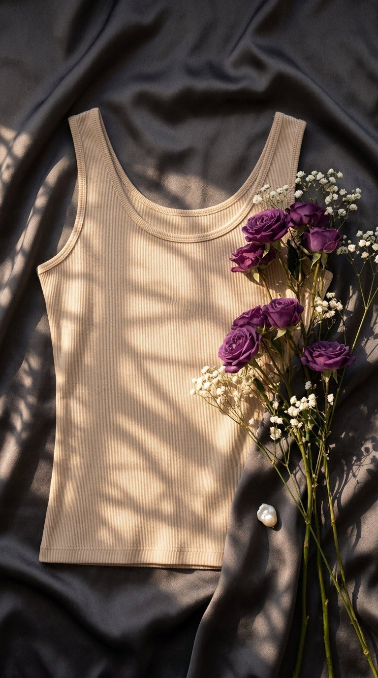 Khaki Tank Top PT6007