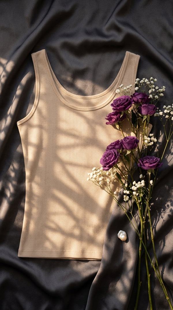 Khaki Tank Top PT6007