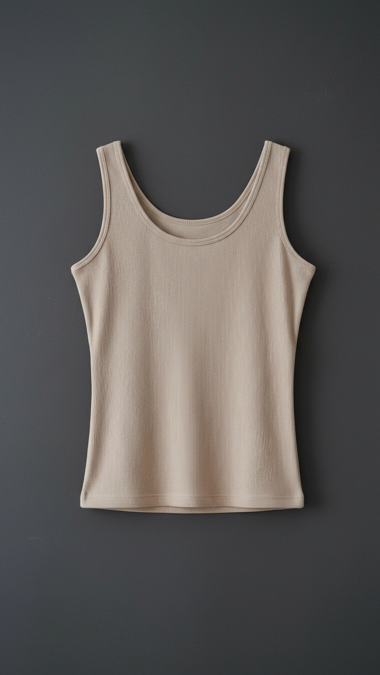 Khaki Tank Top PT6007
