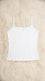 White Solid Tank Top PT601409