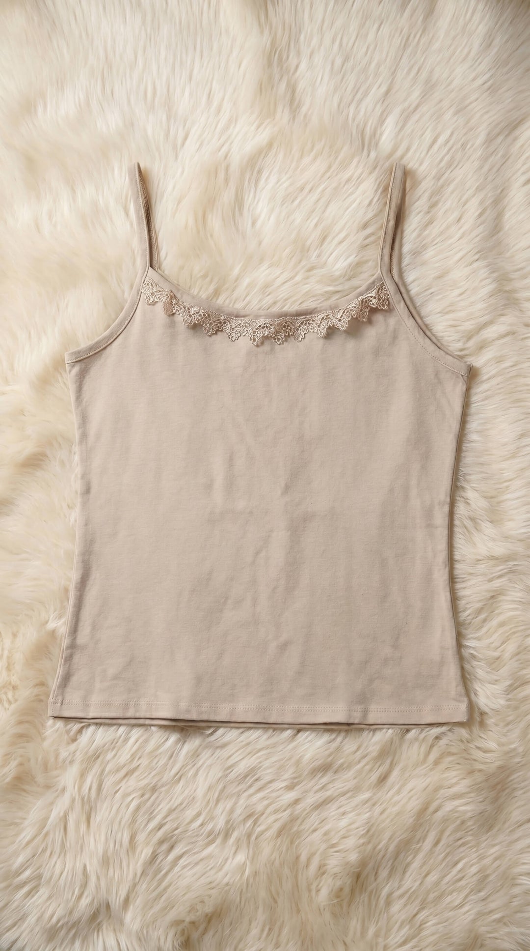 Khaki Solid Tank Top PT601561