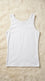 White Solid Tank Top PT6026