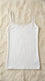 White Solid Tank Top PT6030