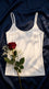 White Solid Tank Top PT6031