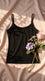 Black Solid Tank Top PT6032