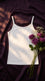 White Solid Tank Top PT6032