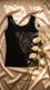 Black Solid Tank Top PT6038