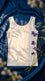 White Solid Tank Top PT6040