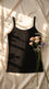Black Solid Tank Top PT6052