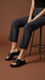 Black Formal Slipper PU0355