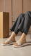 Beige Formal Slipper PU0361