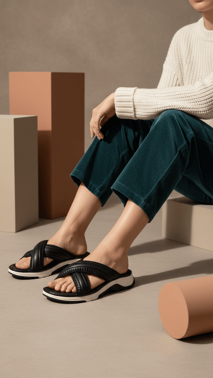 Black Formal Slipper PU0363