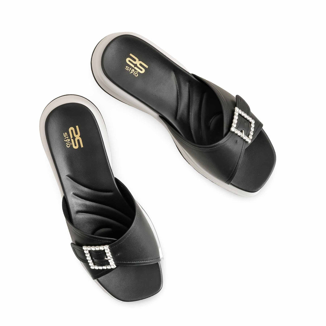Black Formal Women Slipper PU0377