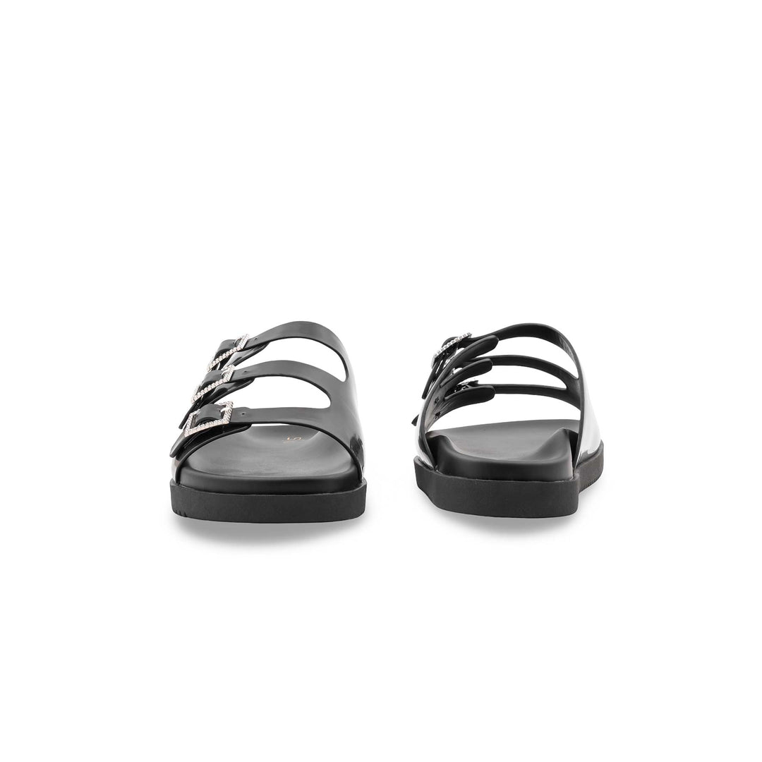 Black Formal Slipper For Women PU0385
